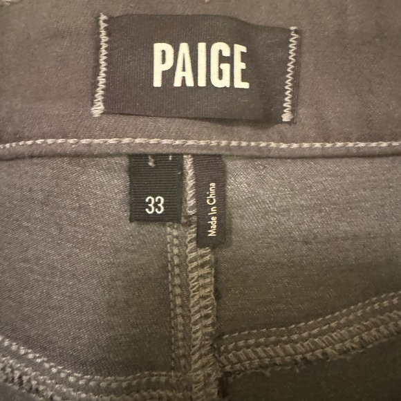 Paige jeans. NWT. Size 33. Silver shimmer. - Picture 9 of 14